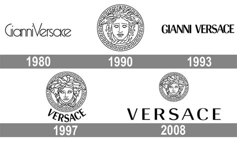 versace labels by year